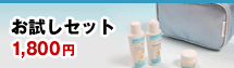 お試しセット 1,800円